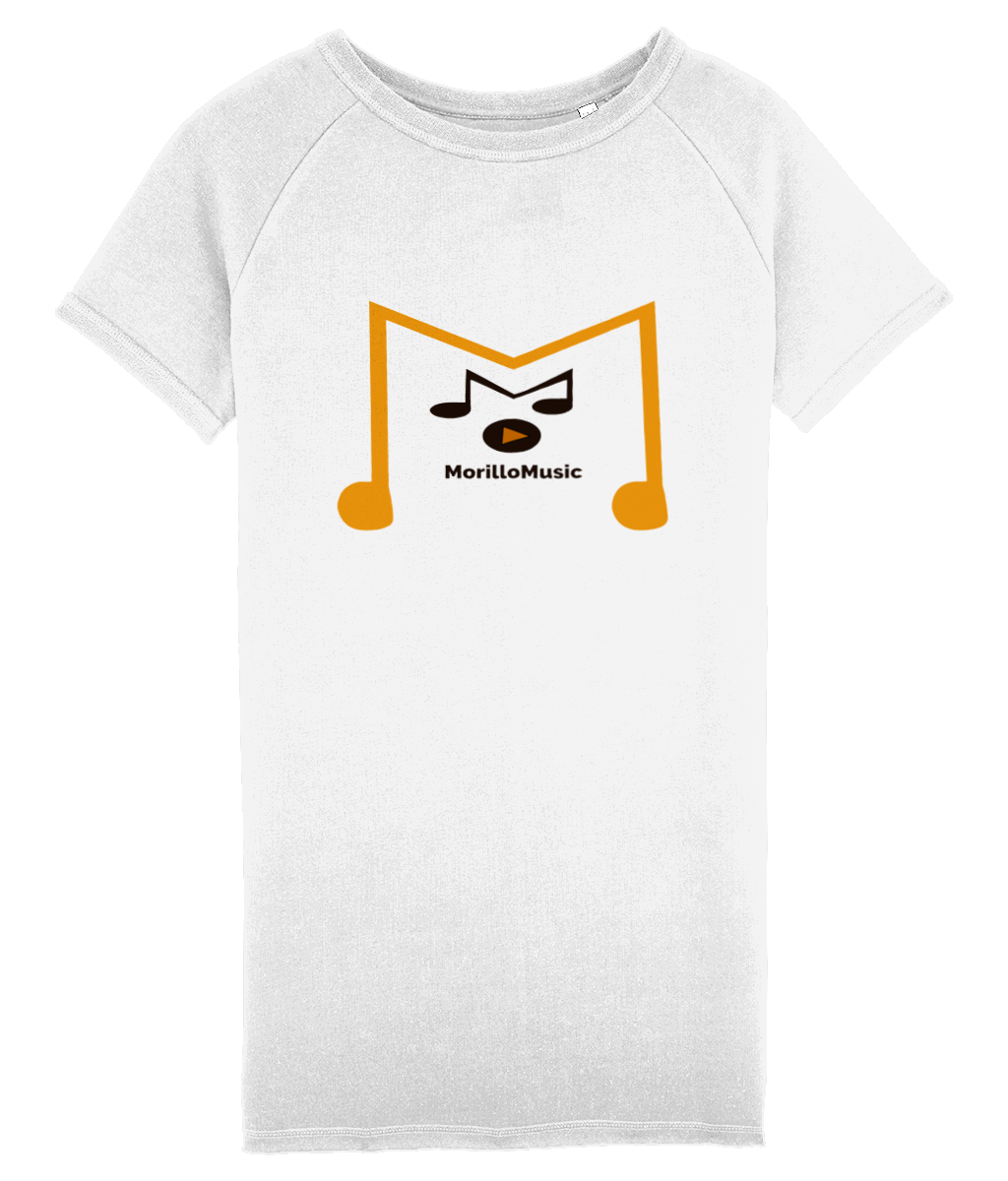 Women's Long T-shirt Morillo Music Logo Clothing - MORILLO ENTERPRISE 