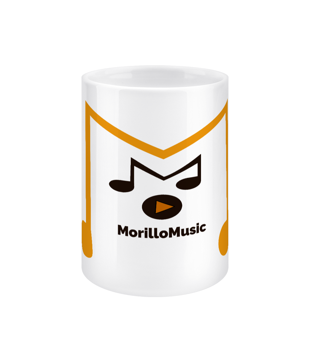 15oz Ceramic Mug Morillo Music Logo Accessories & Homeware - MORILLO ENTERPRISE 