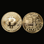 Gold Plated Bitcoin Coin Collectible BTC Coin Art Collection Gift Physical Metal Antique Imitation Home Party Decoration Trending products - August 2018 - MORILLO ENTERPRISE 
