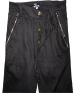SLIM FITTED COTTON TWILL ZIPPED PANT Pants - MORILLO ENTERPRISE 