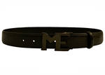LOGO EMBOSSED LEATHER BELT W/ ME CARBON FIBER BUCKLE Accessories - MORILLO ENTERPRISE 