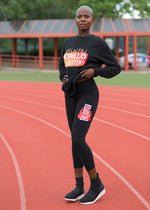 FLAME GRAPHIC MEDIUM RISE LEGGINGS Clothing - MORILLO ENTERPRISE 