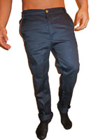 SLIM FITTED COTTON TWILL ZIPPED PANT Pants - MORILLO ENTERPRISE 