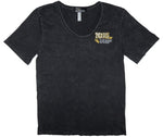 GRAFFITI ART EMBROIDERED WIDE NECK T-SHIRT Shirts, Wide Neck - MORILLO ENTERPRISE 