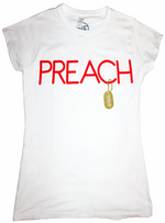 PREACH LOGO CREWNECK T-SHIRT T-Shirts, Crewneck - MORILLO ENTERPRISE 