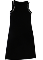 BAND JACQUARD LOGO SLEEVELESS DRESS Dress - MORILLO ENTERPRISE 