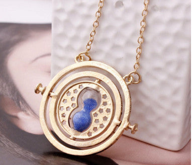 Hermione Granger Time Turner Hourglass Pendant Long Chain Jewelry Fashion  Alloy Trinket Party Cosplay Accessory - AliExpress
