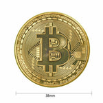 Gold Plated Bitcoin Coin Collectible BTC Coin Art Collection Gift Physical Metal Antique Imitation Home Party Decoration Trending products - August 2018 - MORILLO ENTERPRISE 